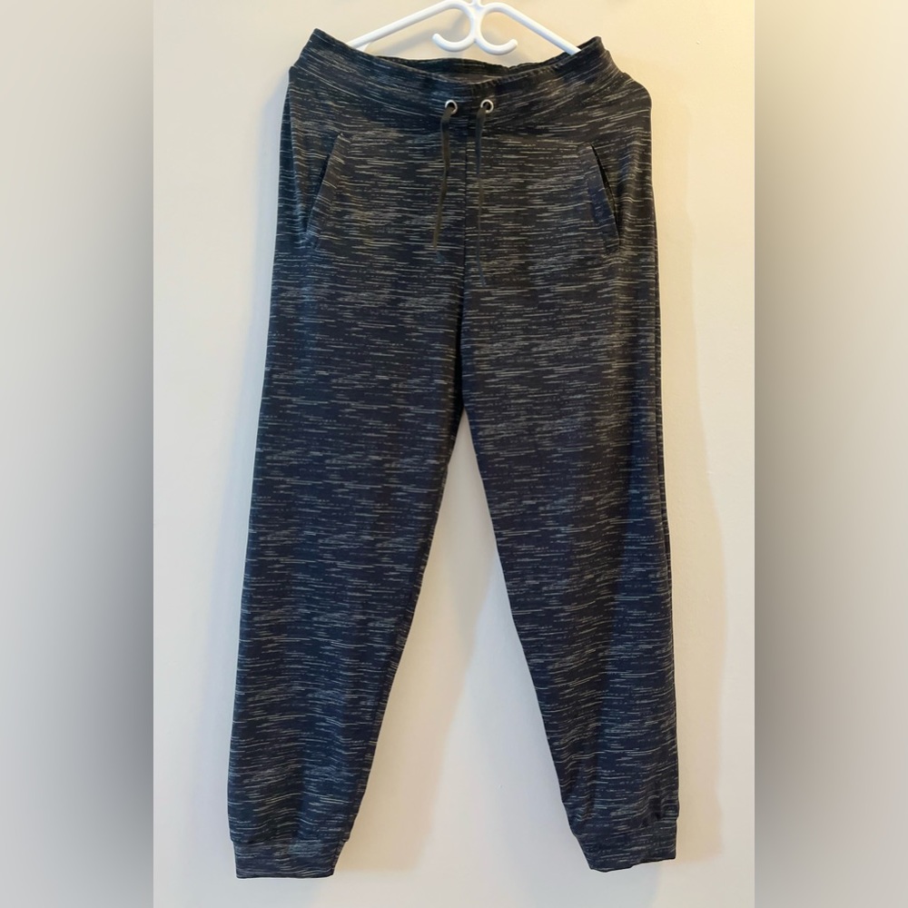 George Track Pants/Jogger Pants, Black Colour with light white stripes